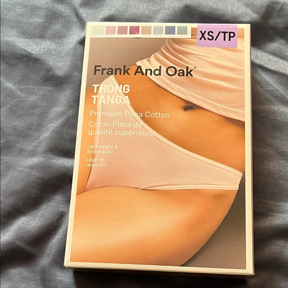 Frank And Oak Thong Panty in Soft Cream 8 thongs